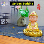 Golden Buddha Monk - Solar Powered Bobblehead TheQuirkyQuest