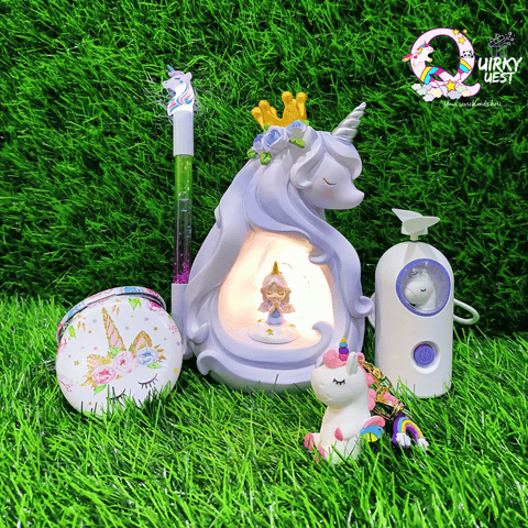 Unicorn Pastel Combo (Pack of 5) (Assorted colors and design) TheQuirkyQuest