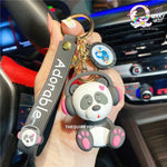 Cool Panda Keychain With Bagcharm And Strap - The Quirky Quest TheQuirkyQuest