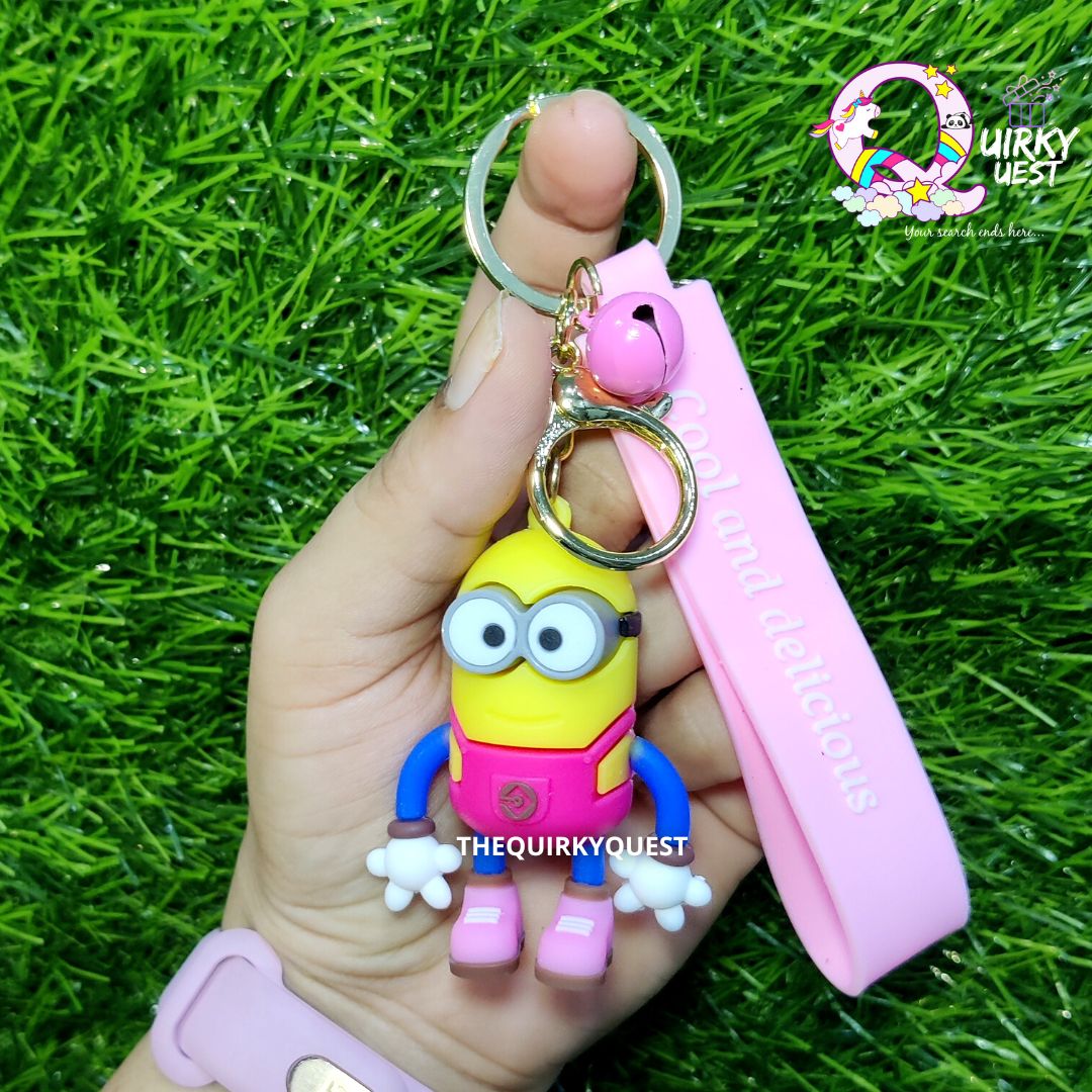 Minion keychain hot sale with name