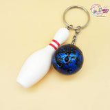 Classy Bowling Pin with Ball Keychain - The Quirky Quest TheQuirkyQuest