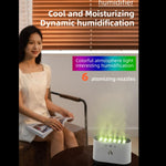 Cool Air Humidifier with Lights and Sound Control TheQuirkyQuest