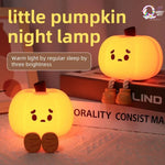 Cute Pumpkin Touch Silicone Lamp (USB rechargeable) TheQuirkyQuest