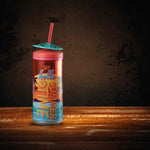 Cool Summer Vibes Sipper with Straw (Umbrella Design) TheQuirkyQuest