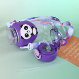 Cute Panda Bottle with Straw TheQuirkyQuest