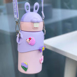 Cute Bunny Insulated Stainless Steel Bottle 500ml TheQuirkyQuest