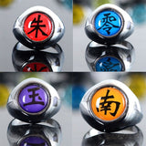 Naruto Akatsuki Rings - Adjustable Rings (Set of 10 Rings) TheQuirkyQuest