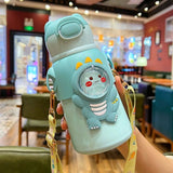 Cute Animal Shape Insulated Vacuum Flask Water Bottle TheQuirkyQuest