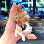 Cute Kitty with Scarf 3D Keychain TheQuirkyQuest