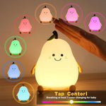 Pear Silicone Touch Lamp (7 Colours) TheQuirkyQuest