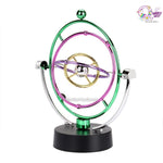 Electronic Perpetual Motion Desk Revolving Balance Balls TheQuirkyQuest