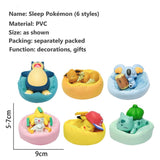 Cutest Sleeping Bean Bag Pokémon Figures (Set of 6) TheQuirkyQuest
