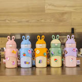 Cute Bunny Insulated Stainless Steel Bottle 500ml TheQuirkyQuest