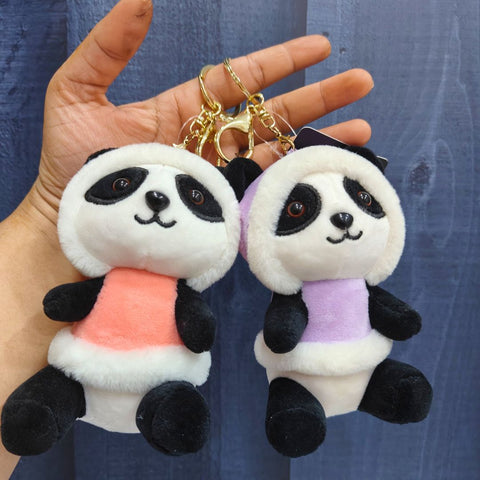 Cute Panda Soft Toy + Keychain TheQuirkyQuest