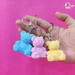 Glitter Teddy Bear Keychain (Copy) TheQuirkyQuest