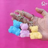 Glitter Teddy Bear Keychain (Copy) TheQuirkyQuest