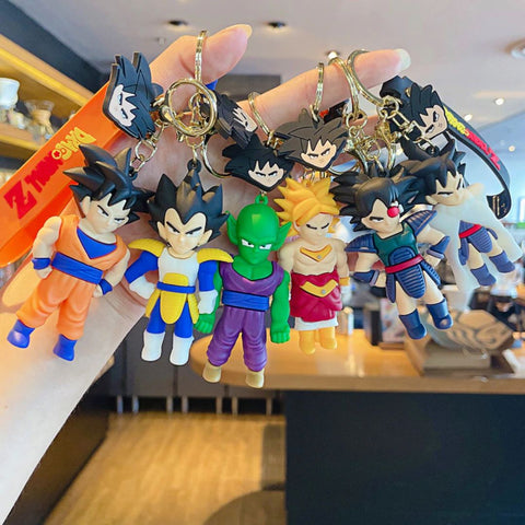 Dragon Ball Z Keychains with Strap (Set of 7) TheQuirkyQuest