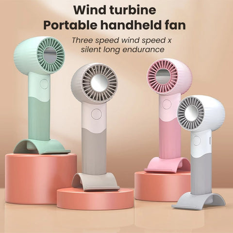 Portable Fan with Mobile Stand (USB Rechargeable) TheQuirkyQuest