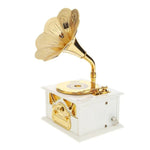 Gramophone Shaped Classic Vintage Music Box - The Quirky Quest TheQuirkyQuest