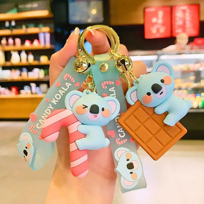 Cute Candy Koala Bear Keychain TheQuirkyQuest