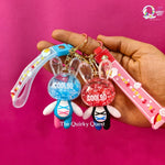 Coolso Bunny Rabbit Water Keychain TheQuirkyQuest