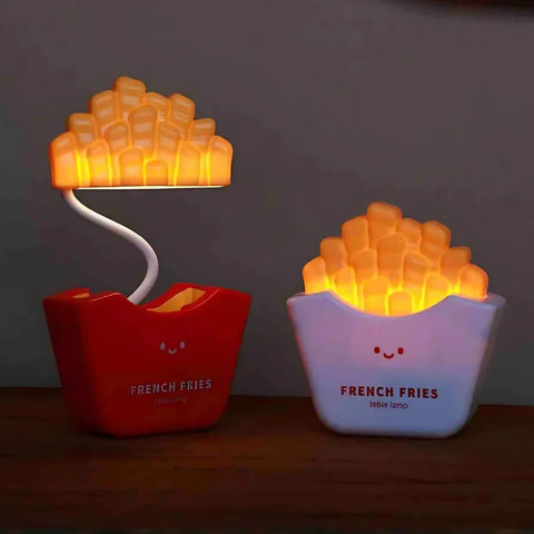 French Fries LED Desk Lamp with Sharpener TheQuirkyQuest