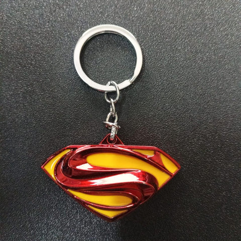 Superman Logo Rotating Keychain TheQuirkyQuest