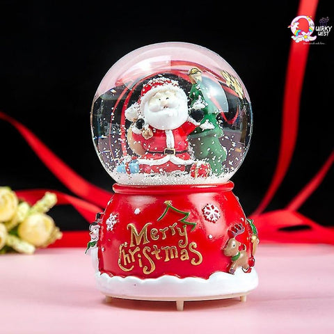Christmas Musical Snow Dome with Light - TQQ TheQuirkyQuest