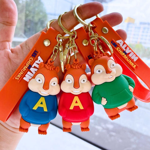 Alvin and The Chipmunks Keychain (Set of 3) TheQuirkyQuest