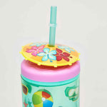 Cool Summer Vibes Sipper with Straw (Umbrella Design) TheQuirkyQuest