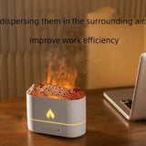 Volcano Eruption Effect Portable Humidifier (White) TheQuirkyQuest