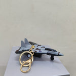 Stylish Camo Fighter Jet Miniature Keychain + Pull Back Toy TheQuirkyQuest