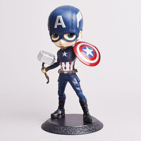 Captain America Action Figure with Mjolnir TheQuirkyQuest