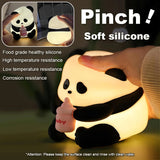 Adorable Panda Touch Silicone Lamp TheQuirkyQuest