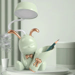 Multifunctional Teddy with Bouquet LED Desk Lamp TheQuirkyQuest