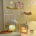 House Shaped Pastel Desk Lamp TheQuirkyQuest