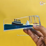 Unsinkable Floating Ship Car / Desk Accessory with Pen Stand TheQuirkyQuest