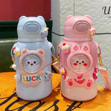 Cute Animal Shape Insulated Vacuum Flask Water Bottle TheQuirkyQuest