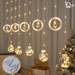 Christmas Wish Ball + Rings Decorative LED Curtain Lights (5 Balls + 5 Rings) TheQuirkyQuest