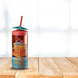 Cool Summer Vibes Sipper with Straw (Umbrella Design) TheQuirkyQuest