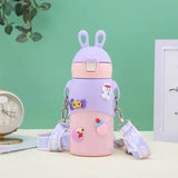 Cute Bunny Insulated Stainless Steel Bottle 500ml TheQuirkyQuest