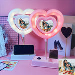 Heart Shaped LED Light + Mini Storage (White Colour) TheQuirkyQuest