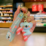 Cute Candy Koala Bear Keychain TheQuirkyQuest