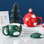 3D Christmas Mug With Lid and Santa Spoon TheQuirkyQuest