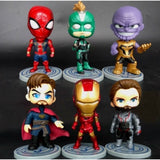 Superheroes Figures (Pack of 6) TheQuirkyQuest
