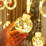 Christmas Wish Ball + Rings Decorative LED Curtain Lights (5 Balls + 5 Rings) TheQuirkyQuest