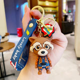Avengers Keychains - Groot and Rocket Keychains TheQuirkyQuest