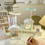 House Shaped Pastel Desk Lamp TheQuirkyQuest