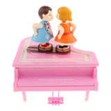 Piano shaped Music Box with Moving Couple TheQuirkyQuest