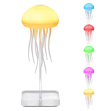 Jellyfish Lamp with Rotating Tentacles (Multicolour) TheQuirkyQuest